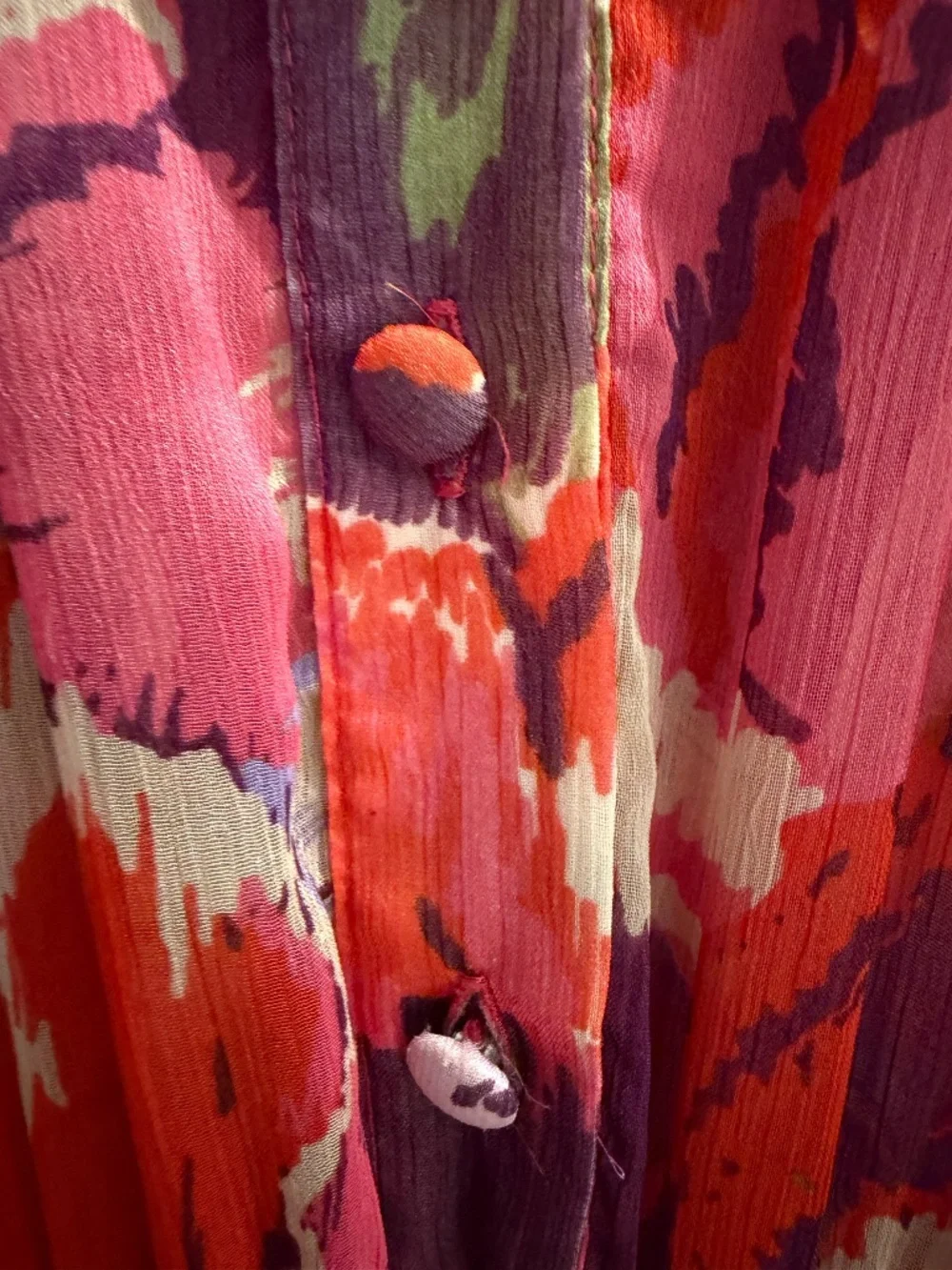 MISA Los Angeles Trina Maxi Dress in Coming Up Roses Pink Ruffle Size Medium - Picture 3 of 6